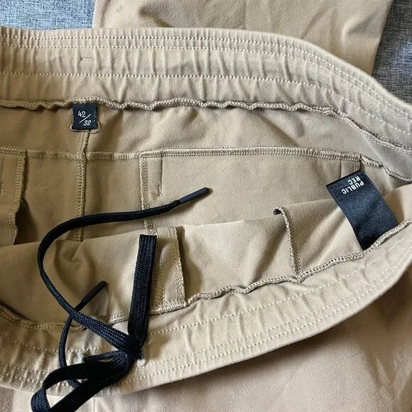 Public Rec All Day Every Day Jogger Pants - Men's Size 42*32 (Fits 42*30) - Tan